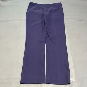MM LaFleur Purple Dress Pant Women Straight Career Business Slack Trouser16-3306